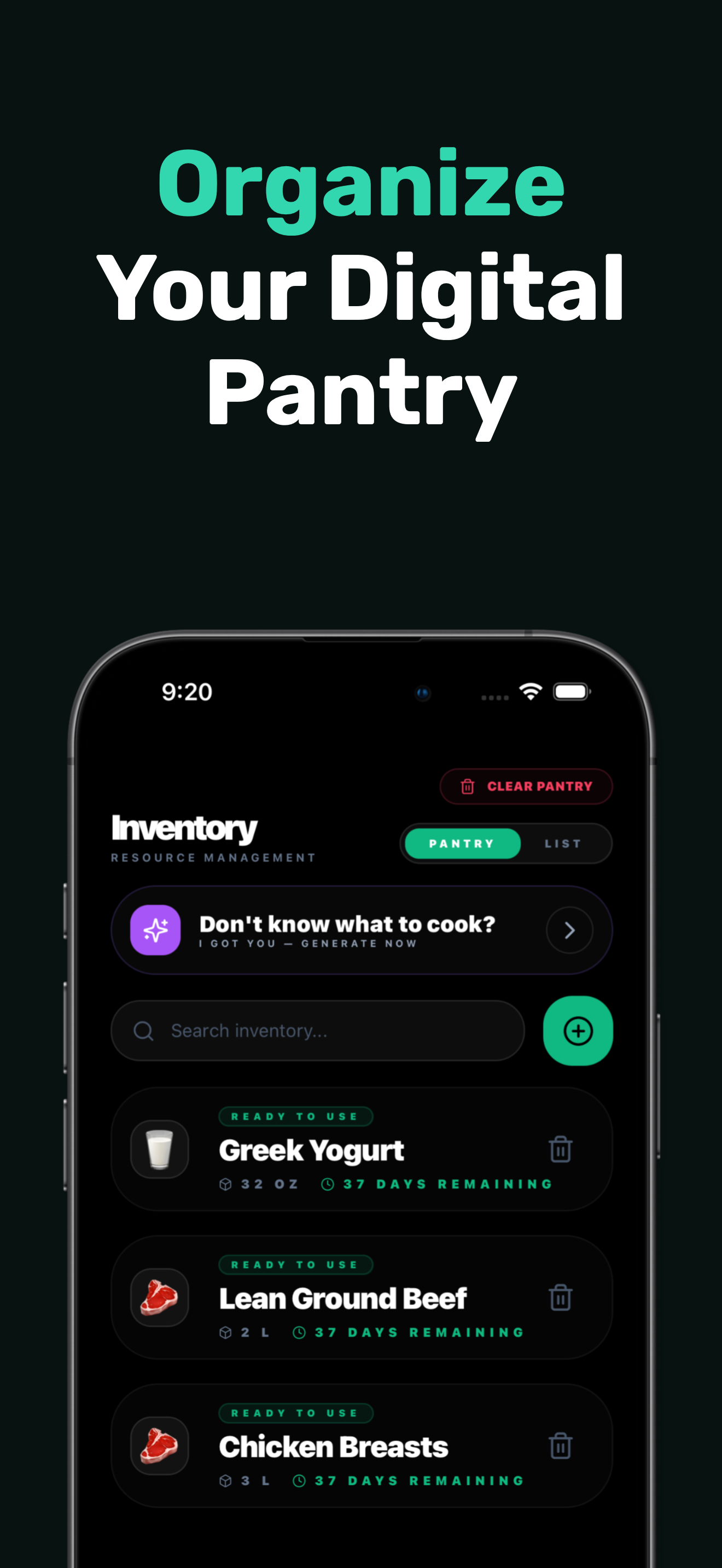Organize Your Digital Pantry